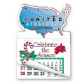 Stock USA Map Calendar Pad Magnets W/Tear Away Calendar